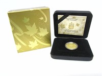 RCM CANADIAN FLAG 25TH ANNIVERSARY $200 GOLD COIN