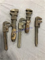 OLD PIPE WRENCHES