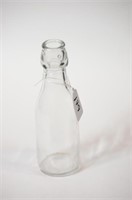 7 1/2" Clear Bottle with 2 holes in the top