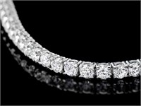 7.50ct Diamond Bracelet in 18k White Gold