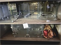 Glass display boxes