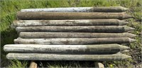 Approx 35 6' - 7' Used Fence Posts