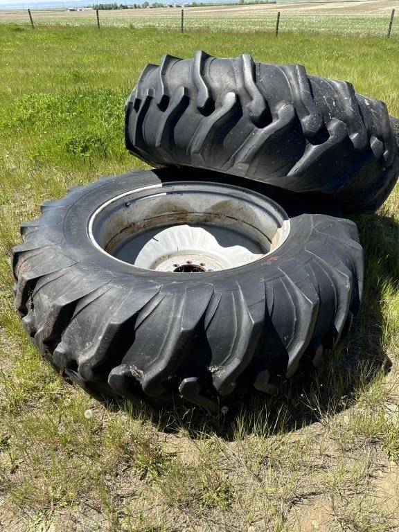 Set of 20.8-38 Tractor Duals