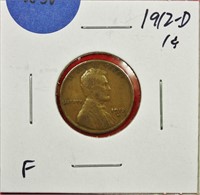 1912-D Lincoln Cent F