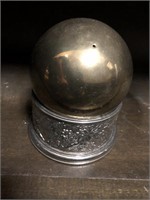 Brass decorative ball with brass holder