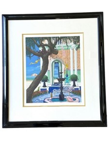 J. KIRALY QUIET MORNING RENDEZVOUS LITHO PRINT 39"