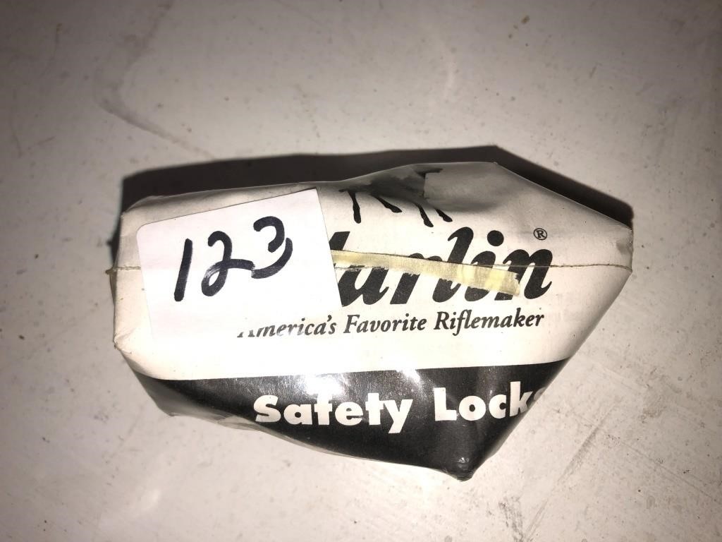 Marlin safety lock for rifle