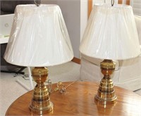 Vintage Brass Lamps set 2