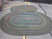 3 OVAL BRAIDED RUGS