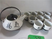 Japanese "A & C" Tea set pot