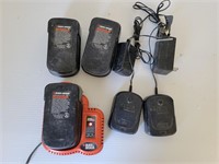 Black and decker 18v batteries and chargers
