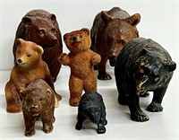 LOT OF (7) BEAR COLLECTIBLE FIGURES