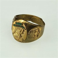 MILLER BROS. DICK TRACY PROFILE RING