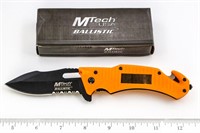 MTech Folding Knife Solar LED w/ Clip