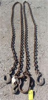 2-Legged Rigging Chain, 1/2" x 20' L,