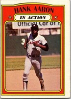 1972 Topps Baseball #300 Hank Aaron IA