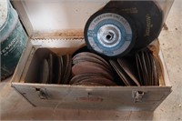 Toolbox full of Sandpaper Disks