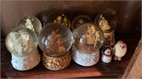 Lot of Snow globes One Snow Babies