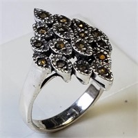 $150 S/Sil Marcasite Ring