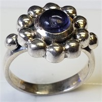 $120 S/Sil Amethyst Ring