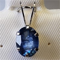 $140 10K  Sapphire Pendant