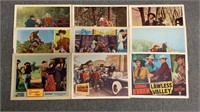 9 Vintage Lobby Cards Westerns