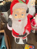Large Vintage Plastic Santa