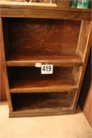 Solid Wood Adjustable Shelf Bookcase (BUYER