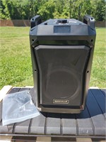 Large Speaker with Guitar and Karaoke Inputs.