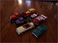(7) Die Cast Collector car models: 1949 Buick