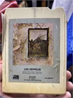 Vintage eight track Led Zeppelin