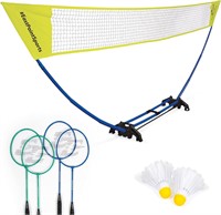 EastPoint Badminton Set - 2 Rackets & Shuttles