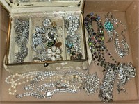 Rhinestone & Costume Jeweley Lot