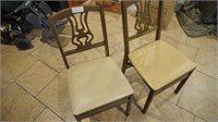 Wood folding chairs