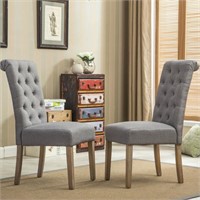 ROUNDHILL FURNITURE SOLID WOOD DINING CHAIR