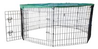 COOL RUNNERS 24-WIRE PET EXERCISE PEN W/ COVER