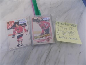 2 Hockey Rookie Cards See Pics for Further Disc