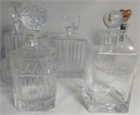 GLASS DECANTERS
