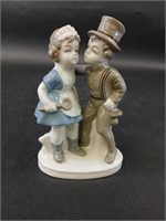 Lippelsdorf GDR Porcelain Boy and Girl Figurine