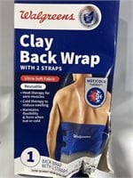 $26.00 Reusable Hot and Cold Clay Back Wrap