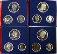 4 - 1976 3pc PROOF SILVER SETS