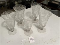 Rare Fostoria Footed Tumblers