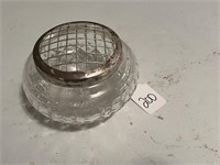 Vintage Glass Potpourri Container