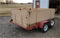 2001 Sure Trac trailer with hand winch