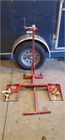 Riding mower lift