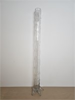 39.5" thorny glass vase