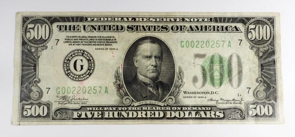 JULY 9, 2024  U.S. COINS & CURRENCY PAPER MONEY