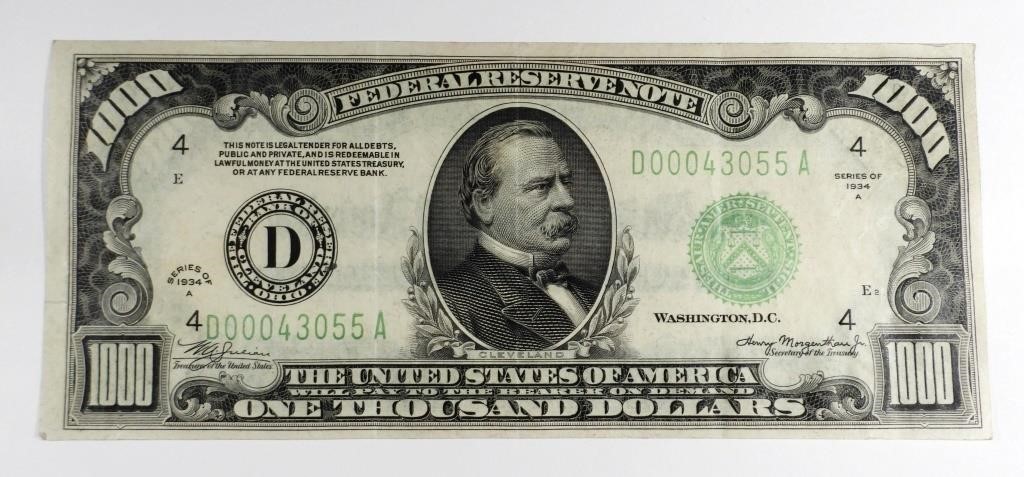 JULY 9, 2024  U.S. COINS & CURRENCY PAPER MONEY