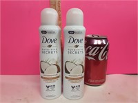 2 New Dove Nutritive Secrets 48hr Deodorant