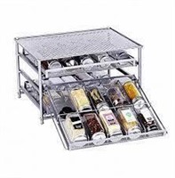 3 TIER SPICE ORGANIZER WITH UNIVERSAL DRAWERS
